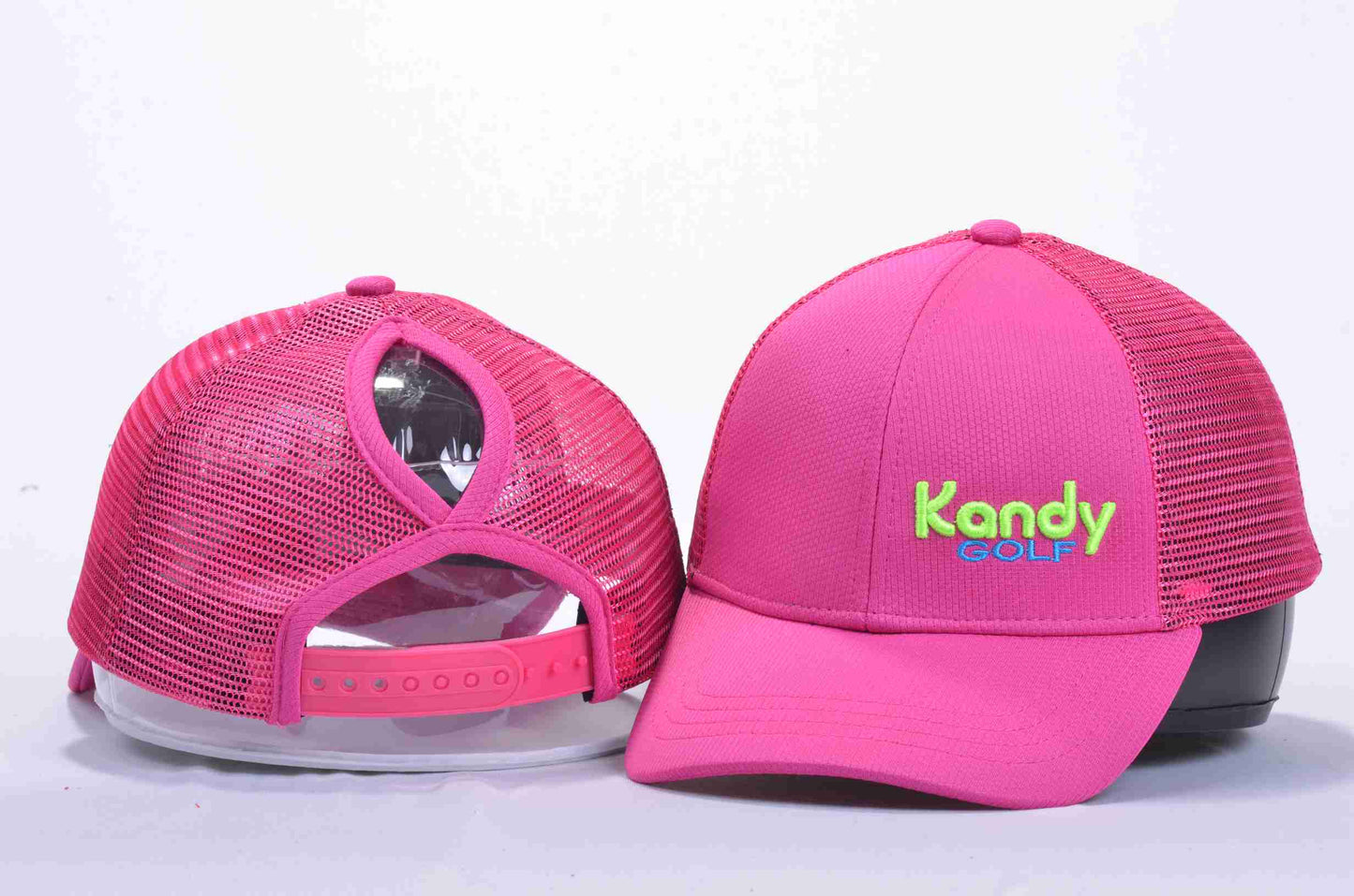 Girls adjustable Ponytail Hat-4