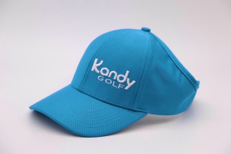 Kandy Golf Assorted 1/4 Visor, Open back Hats