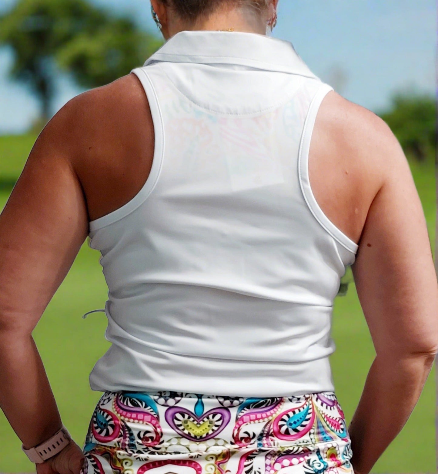 Clearance Assorted Black & White solid Polos-4