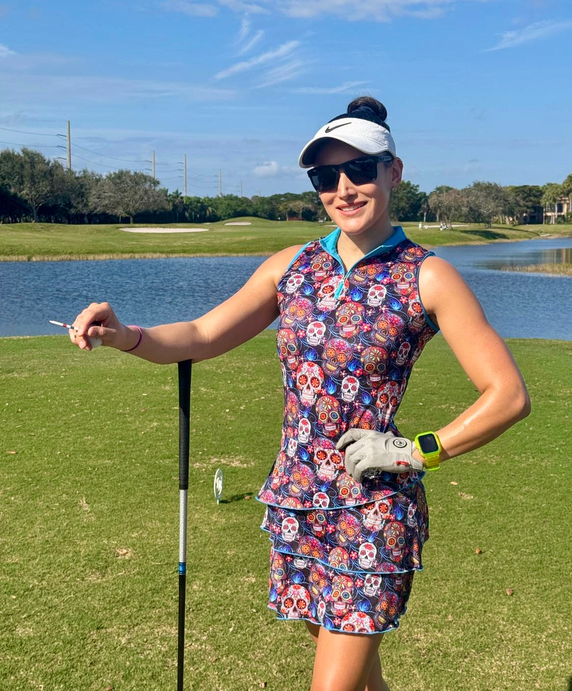 Kandy Skulls Par Tee Dresses-1