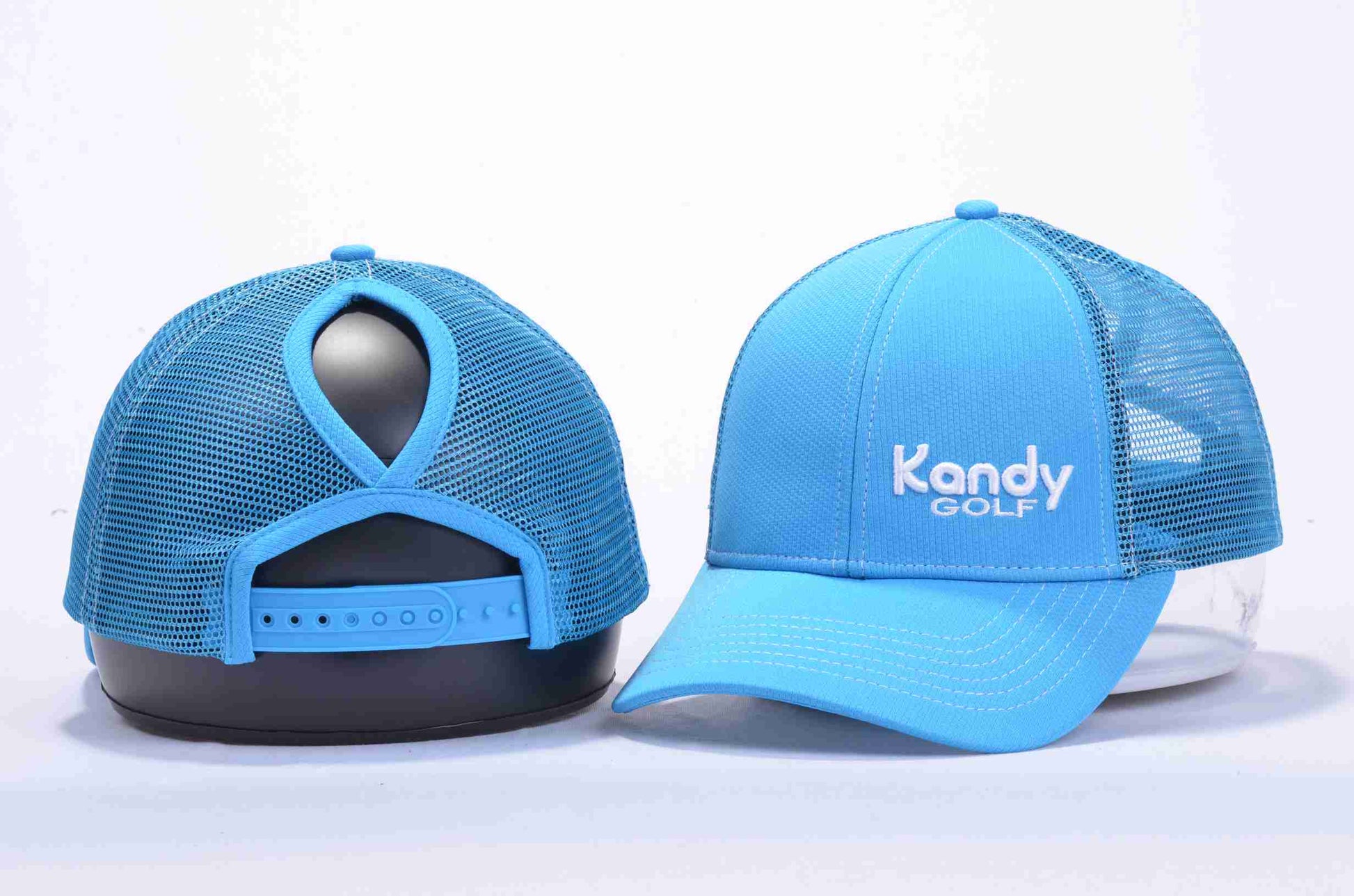 Girls adjustable Ponytail Hat-2