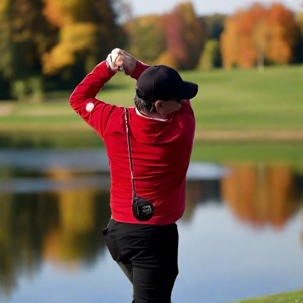 Clearance Men's 1/4 zip Golf Sweaters-3