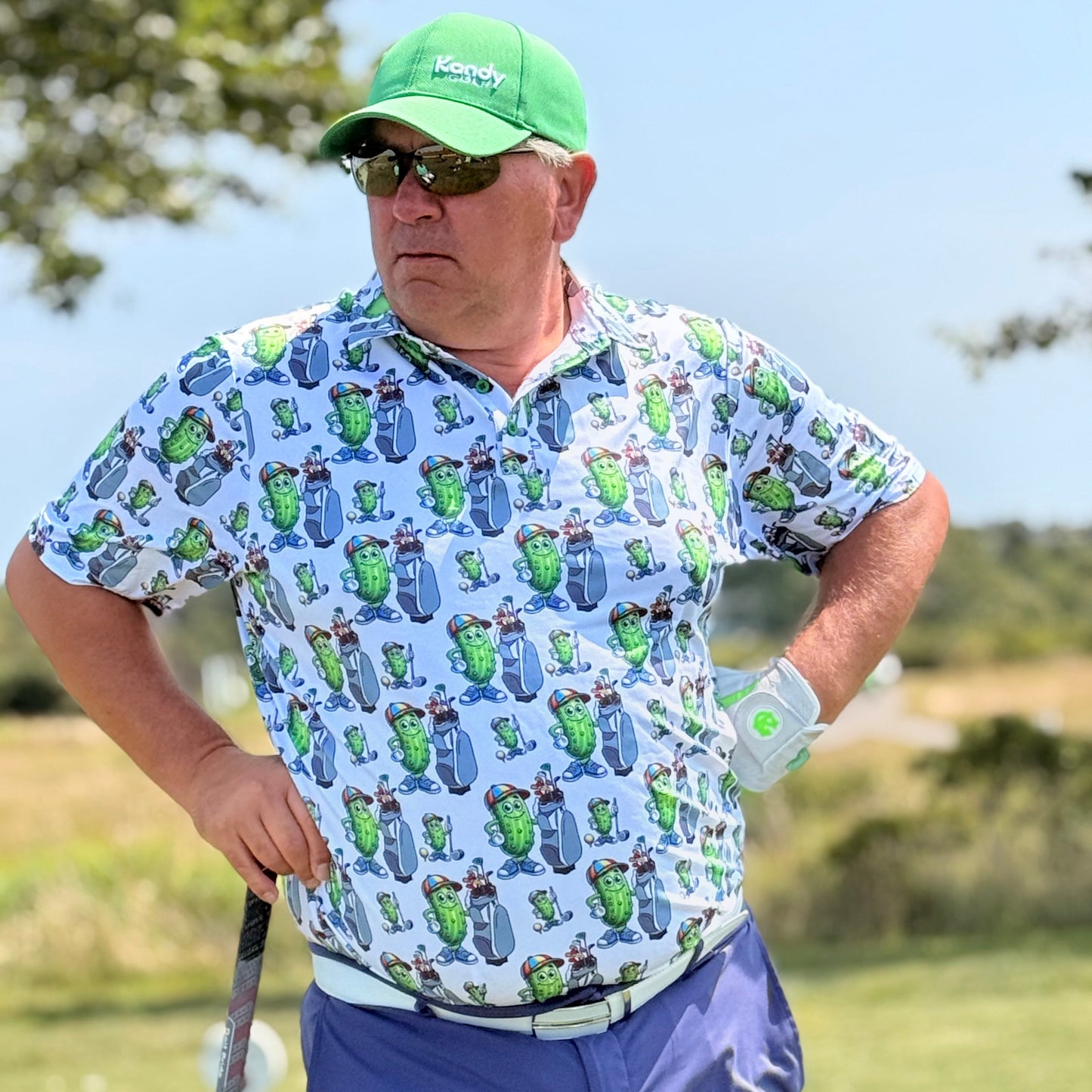 In A Pickle Men's Polo