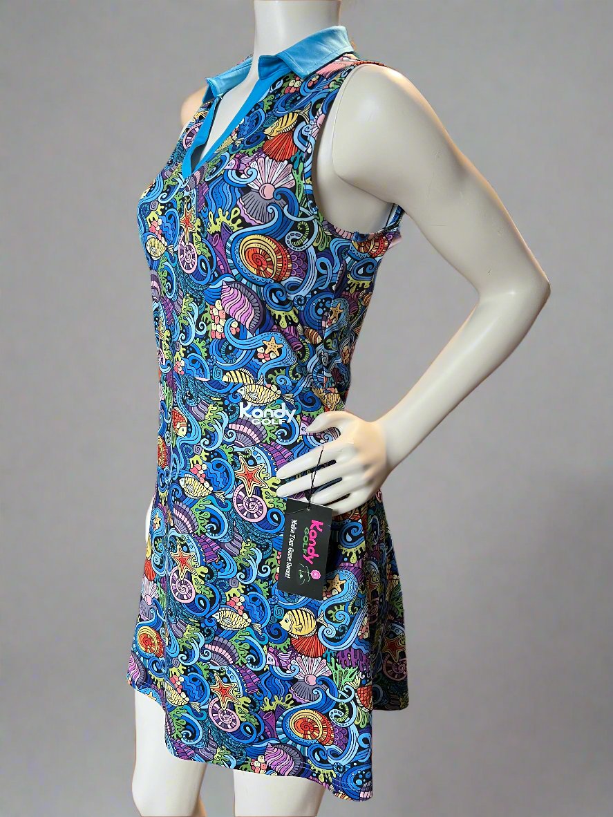 Sea More Athletic Dress with Pockets-2