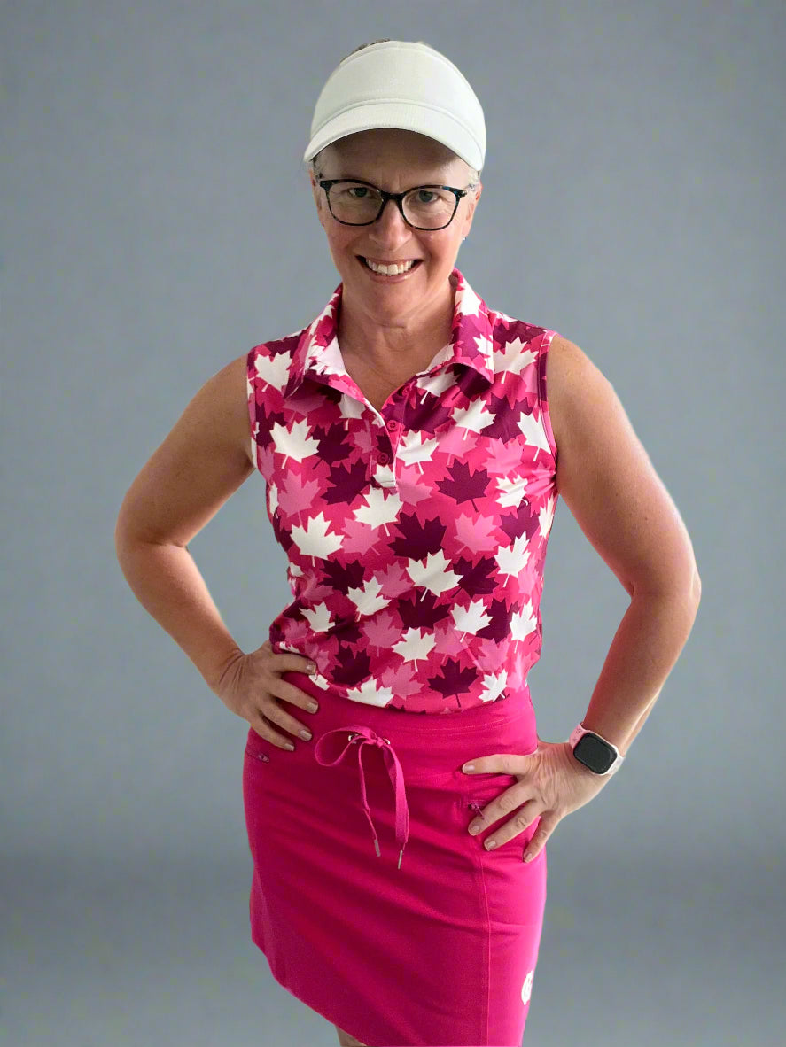 Canada EH? Sleeveless polos-0