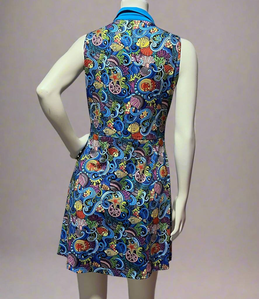 Sea More Athletic Dress with Pockets-3