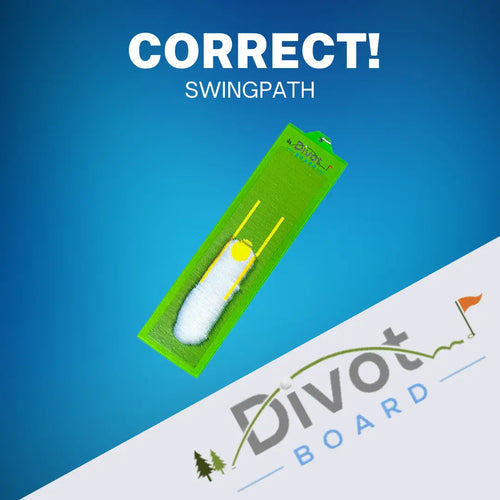 The Divot Board golf swing path trainer
