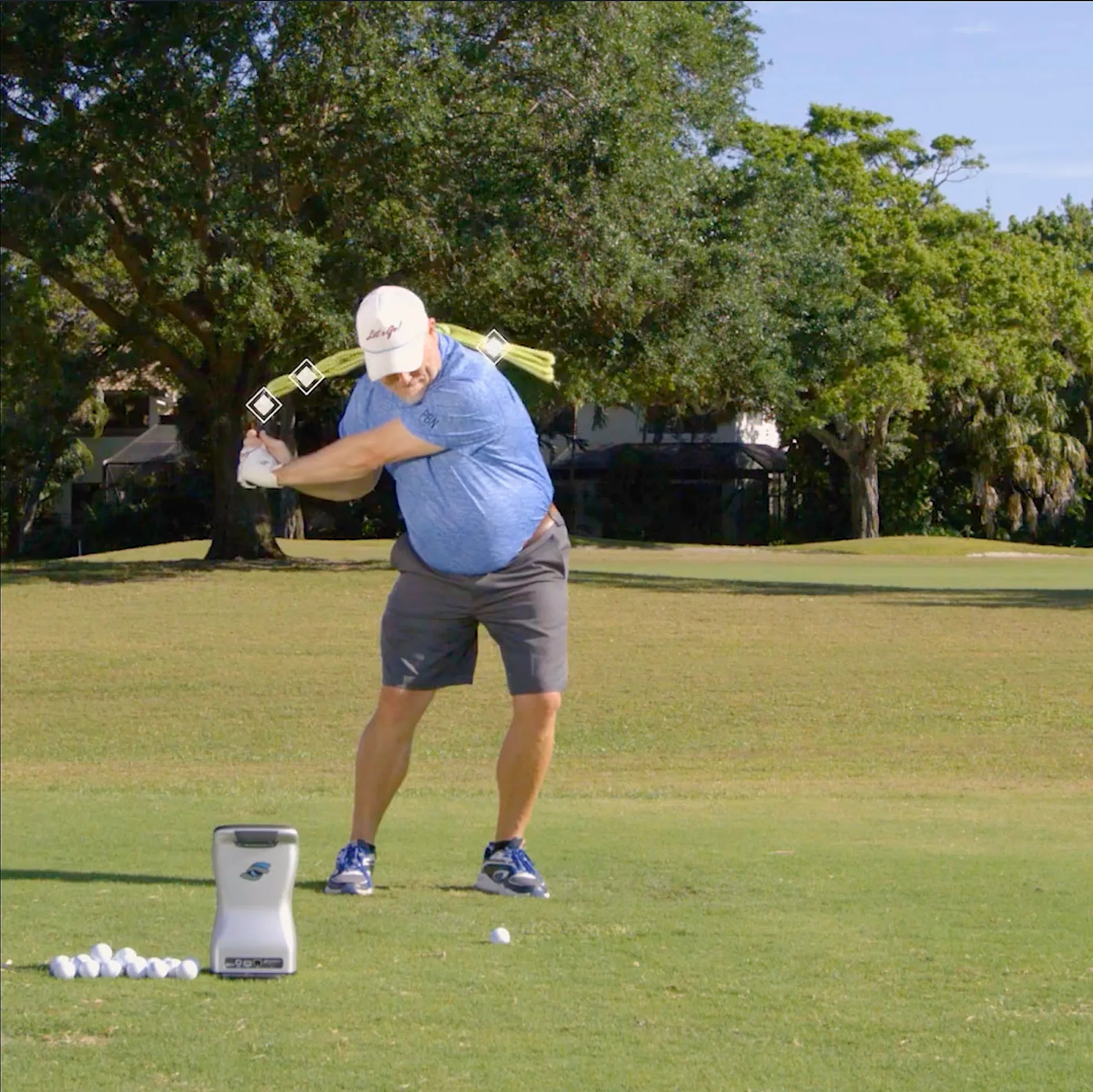 Pendulum Swing Trainer in use