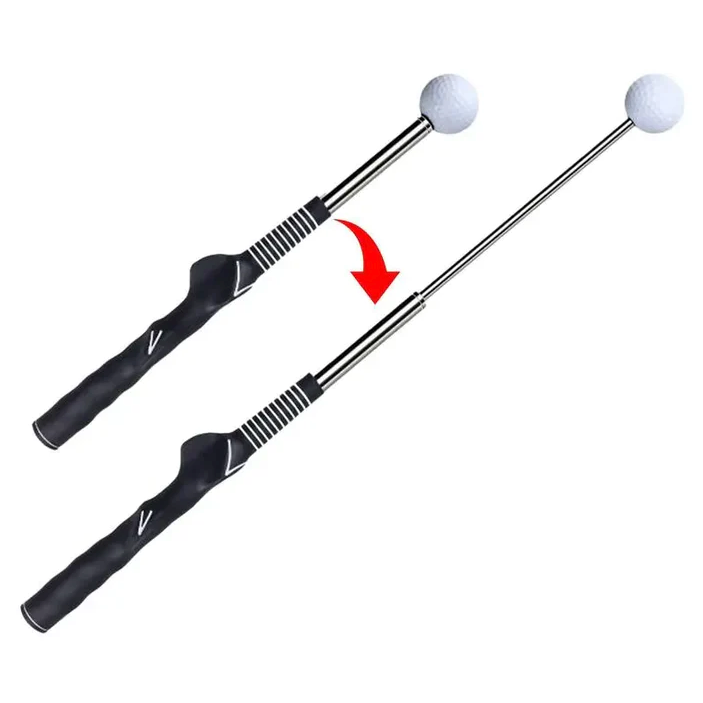 Golf Swing Trainer Flexible Telescopic Club